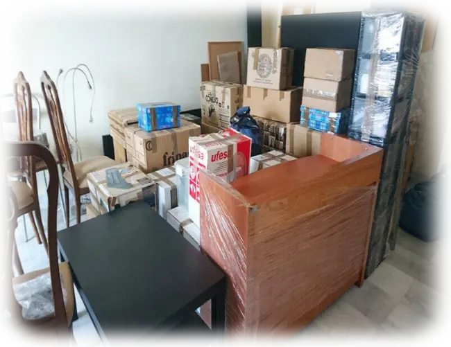 mudate con una furgoneta